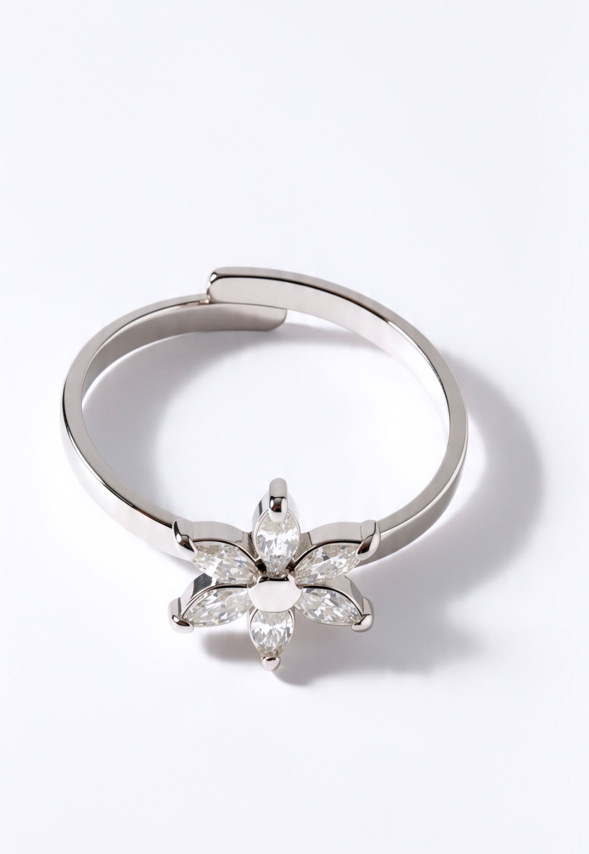 Bague Ajustable Fleur — Ylang