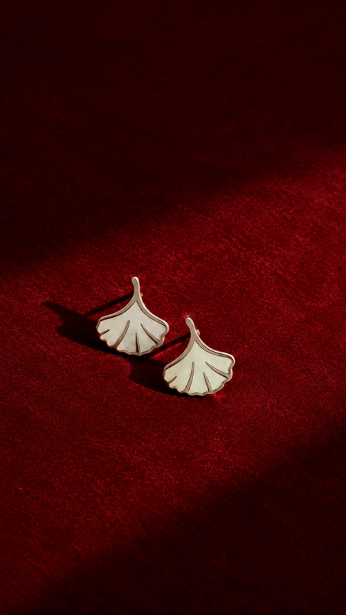 Boucles d'Oreille Ginkgo